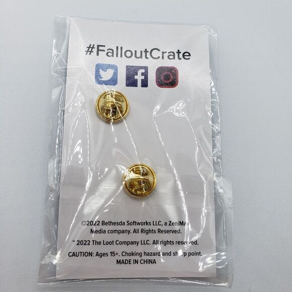Loot Crate Fallout Exterminator Enamel Pin #26 Home Base - Picture 3 of 3